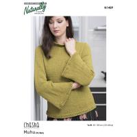N1489 Bell Sleeve Sweater